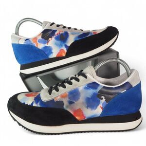 Loeffler Randall Retro Rio Watercolor Casual Fashion Sneakers Women's 9